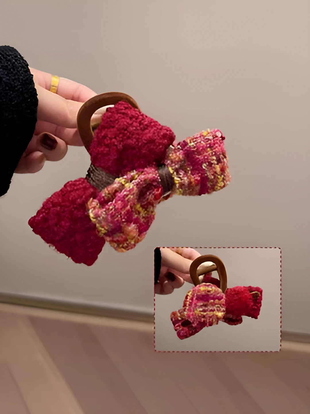 Malina rangli katta qisqich 13cm