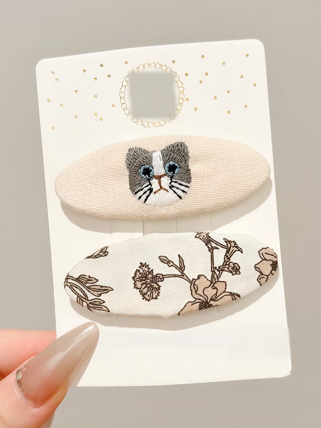1# Oqsimon floral cat - 6.5cm