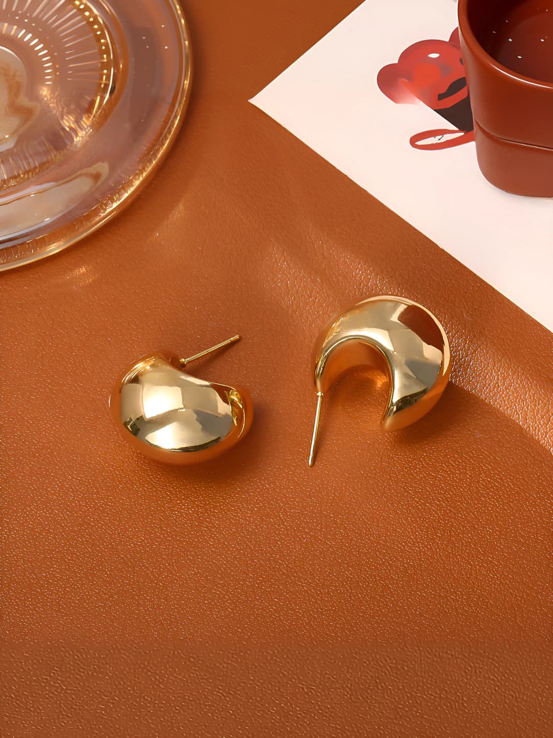Gold studs (S925 silver)