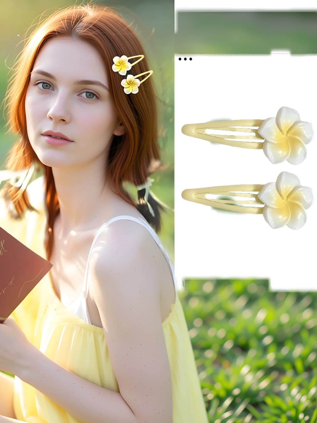 3# зажим-плюмерия капля 2 шт (ок. 5.7cm)