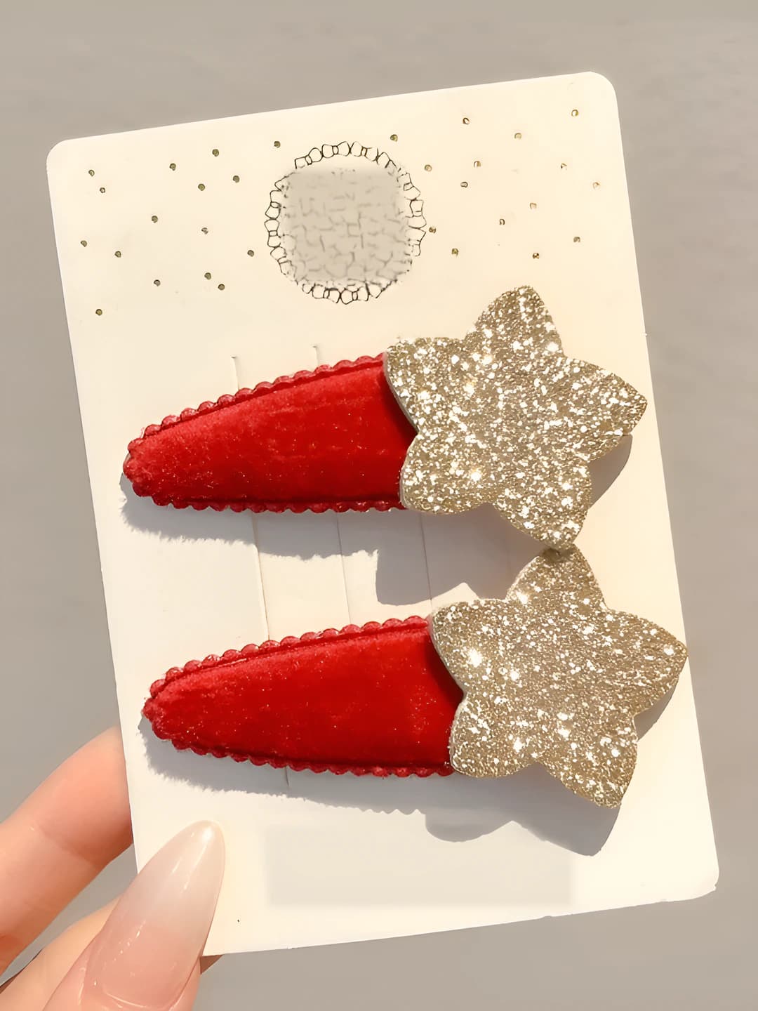 1# Purple-red pair, 6.5 cm