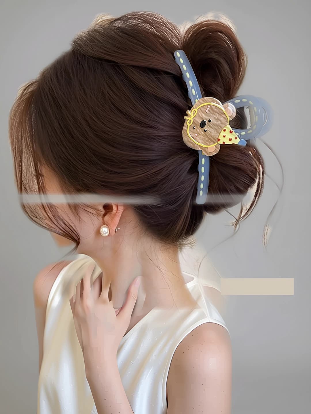 5# Зажим-мишка в шапочке на день рождения