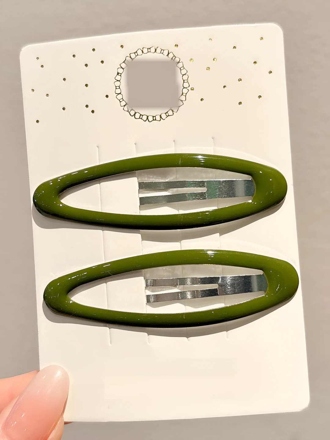 Clear - green, 6.7 cm