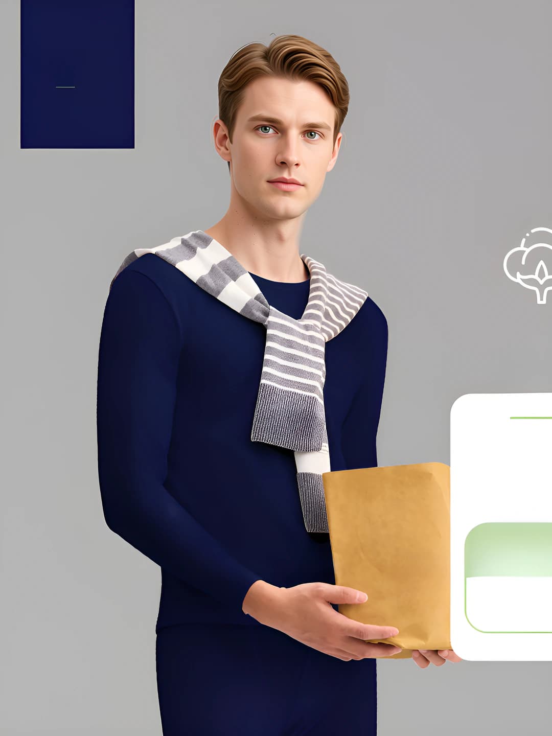 Men's top, ulan