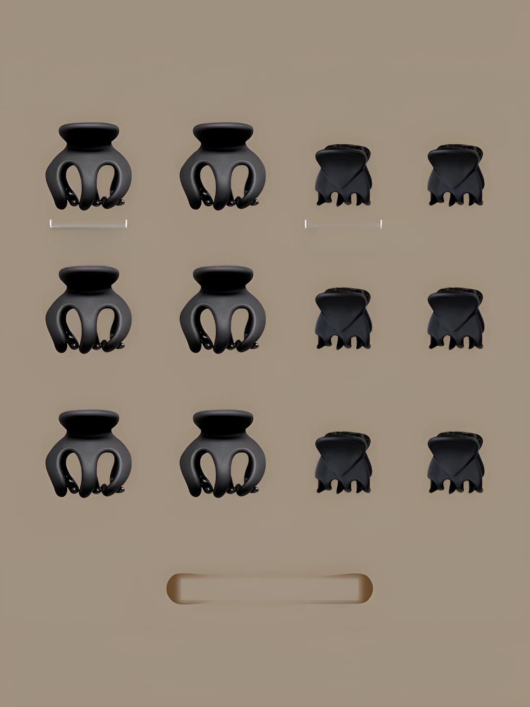 29# Small black, mini, 12 pcs