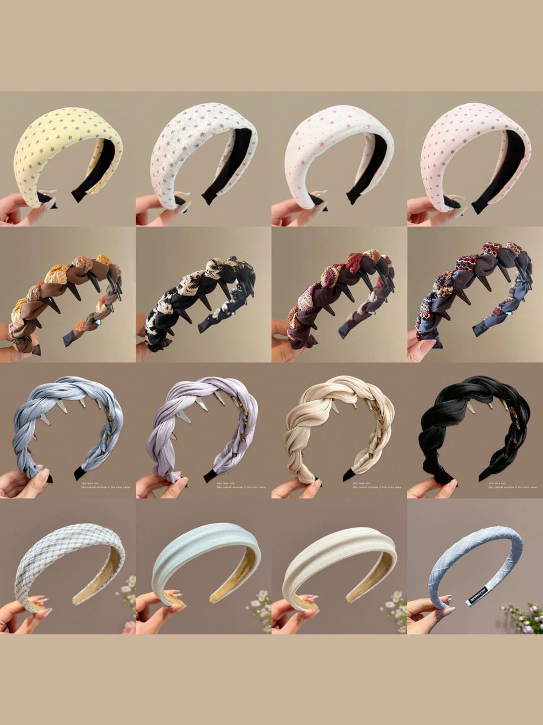 Women's summer wide headband, face-slimming effect, new model 2026