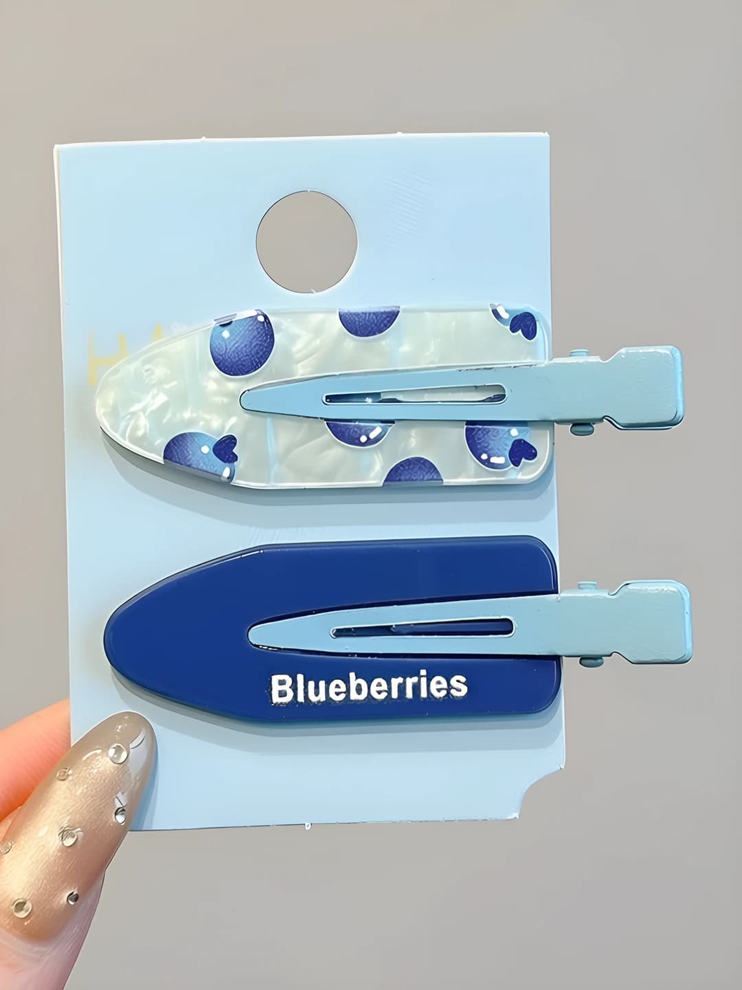Blue plum, 2 pcs, 6 cm