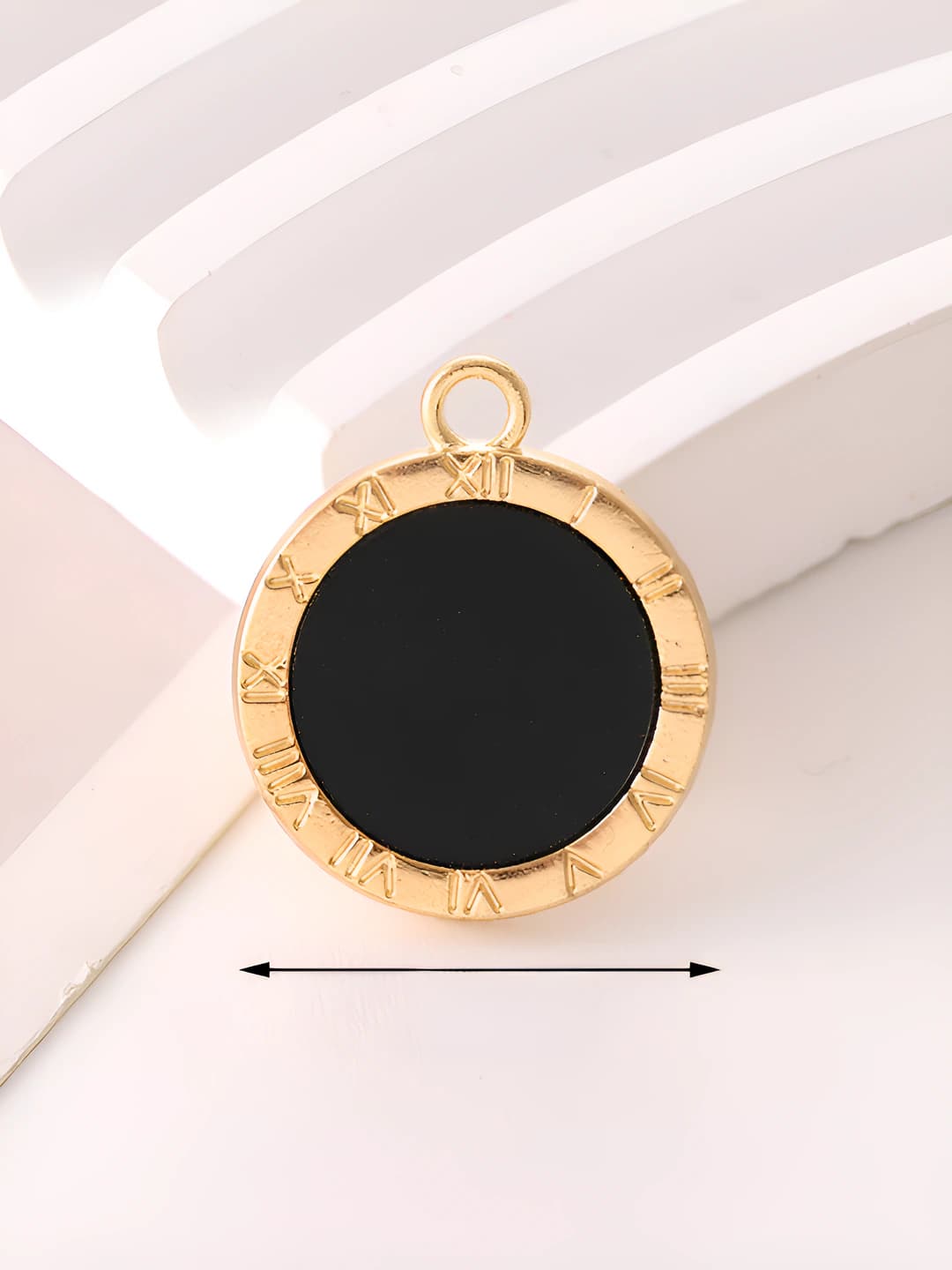 21mm qora doira belgi