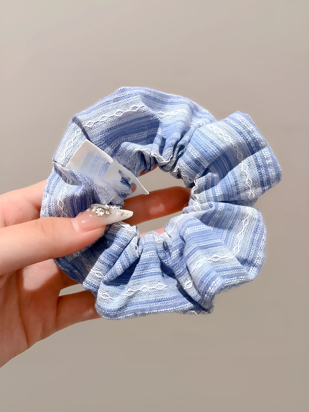 6# Sea salt stripes - Blue 9 cm