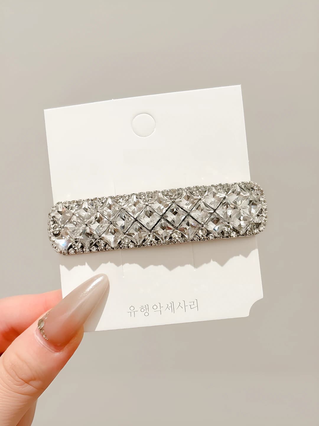 1# Kristal oq, sirkon, 7.5 sm
