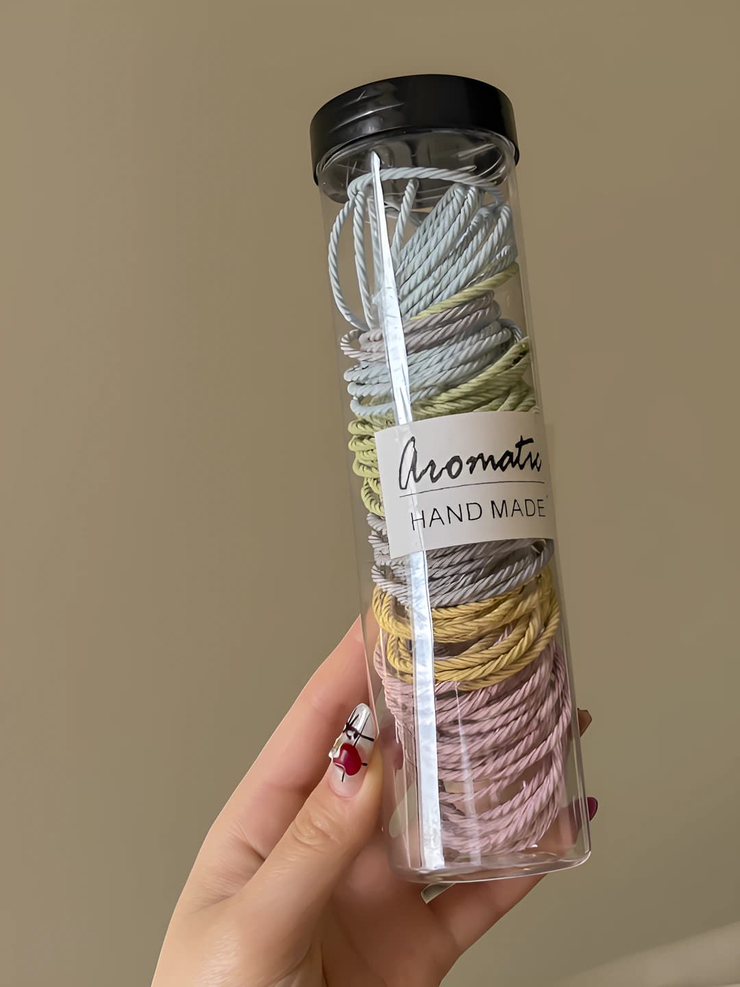 Spring color hair ties (100 pcs)