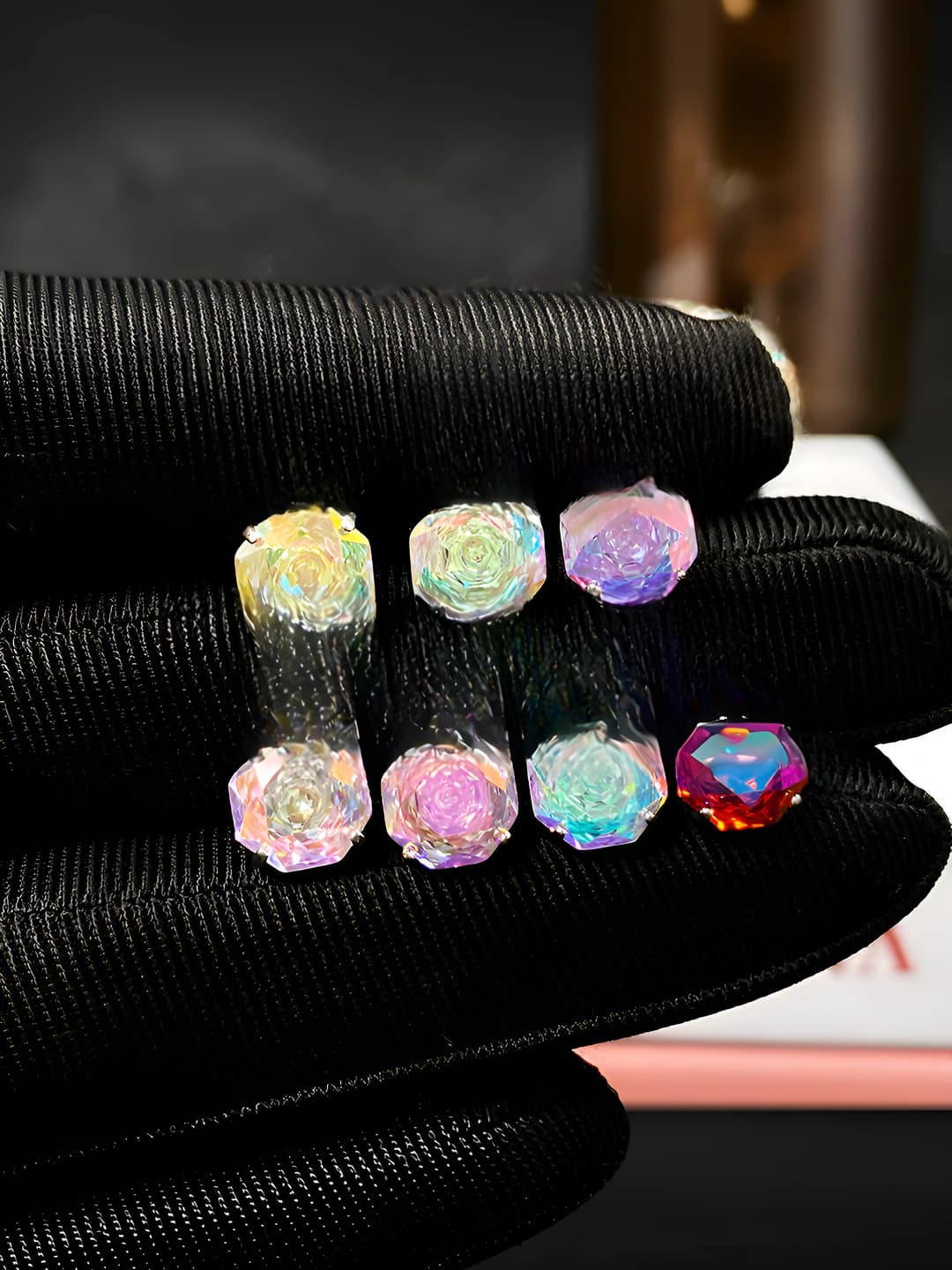 Blue multicolor, 1 pc, 8mm
