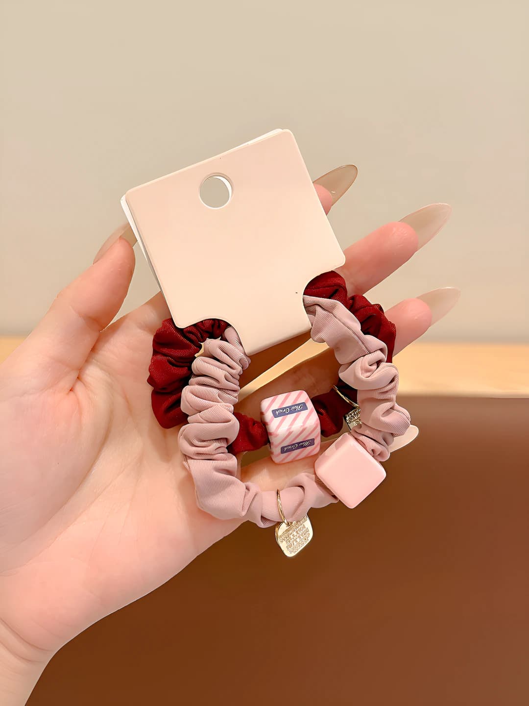 6# Wine red 2 pcs 6.8cm