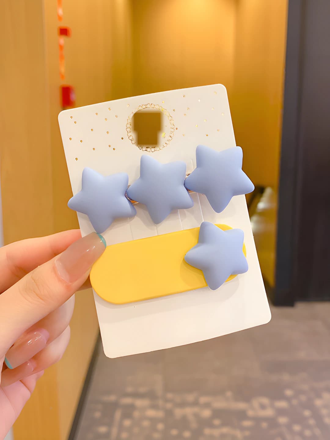 9# Blue star 6cm