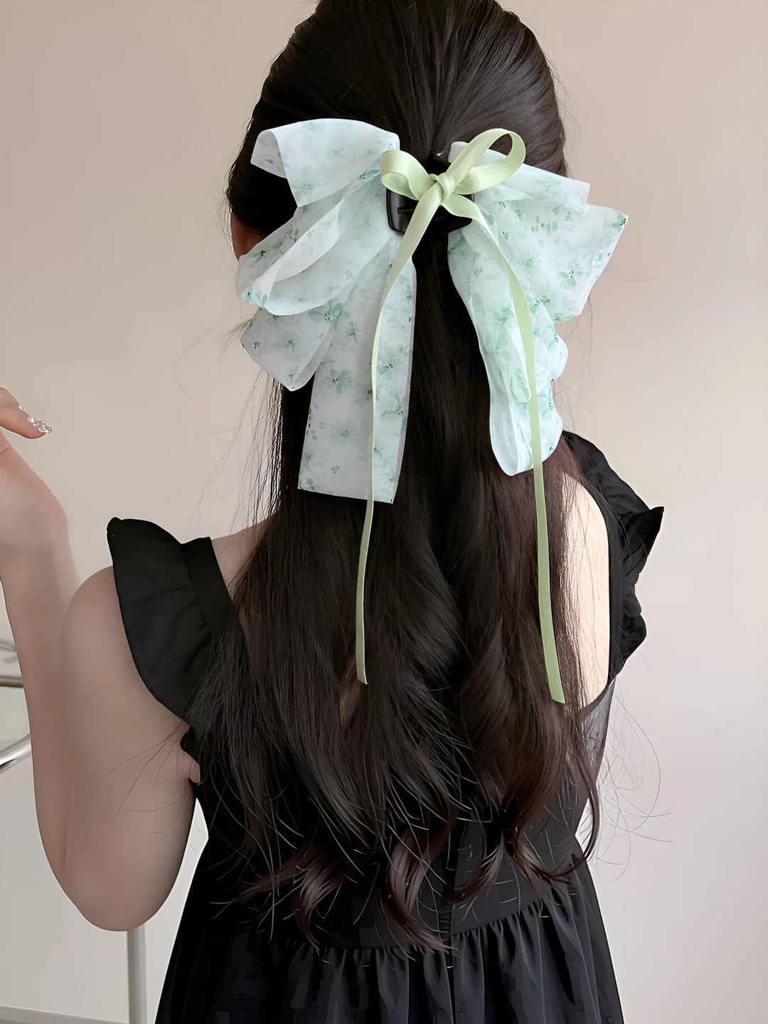 5# Floral - Mint green 15 cm