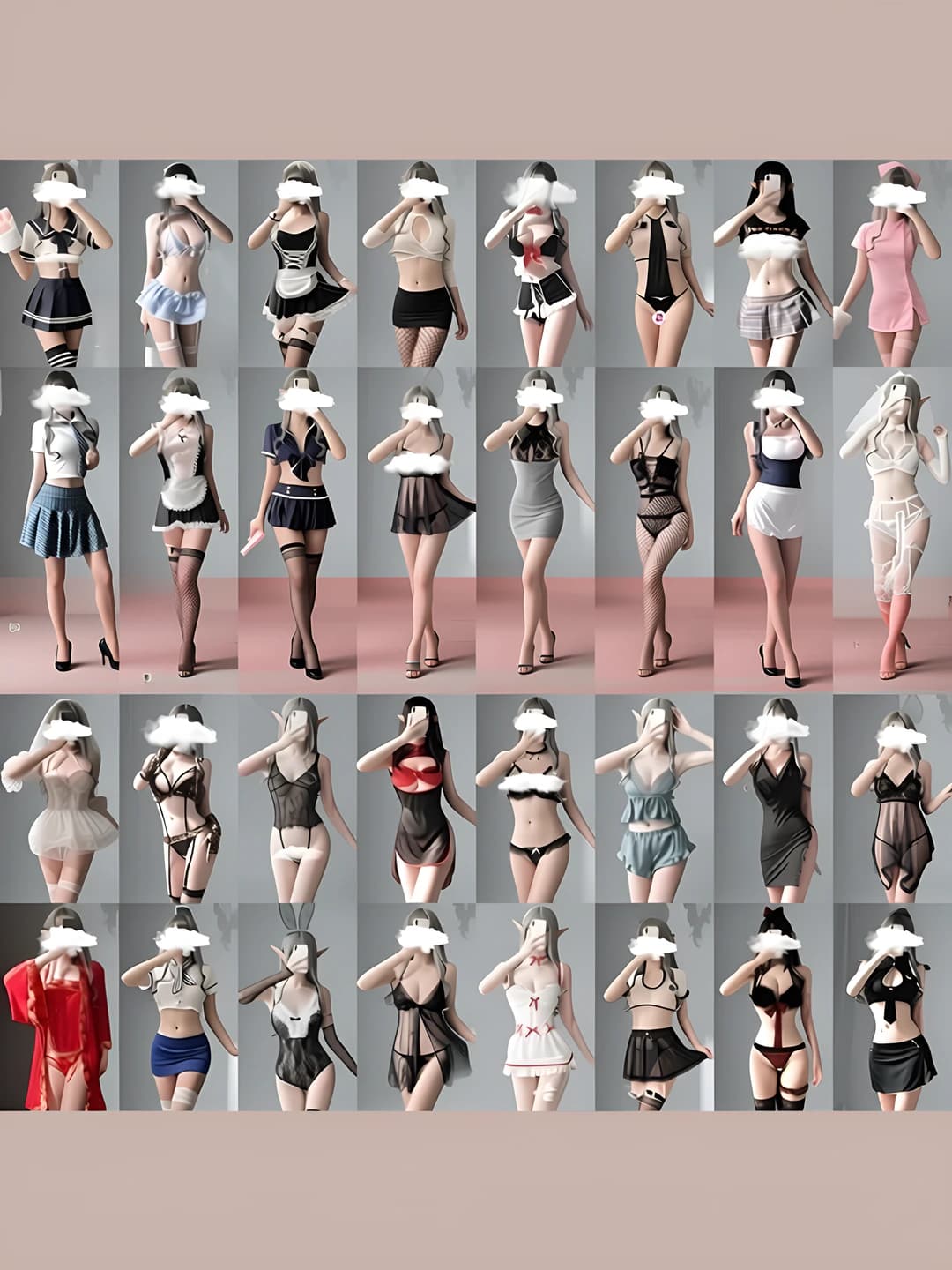 Uniform pajamas random [2 pcs]