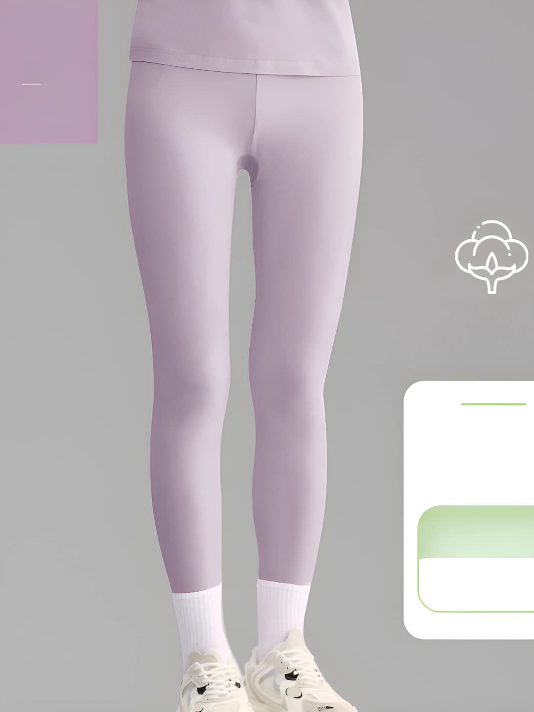 Women's pants, taro purple