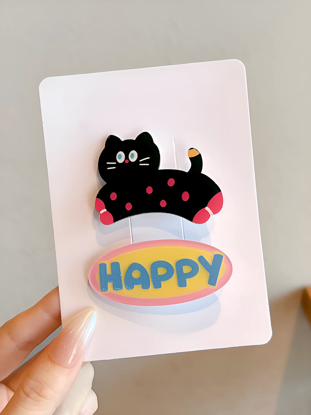 Cute kitten clip set, 5-5.5 cm