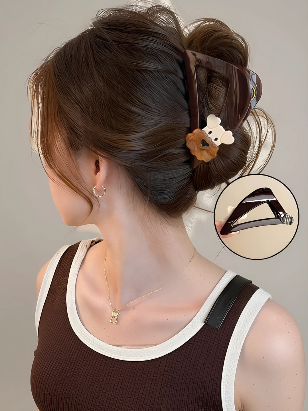 1# Puppy clip, AB side, 9.5 cm