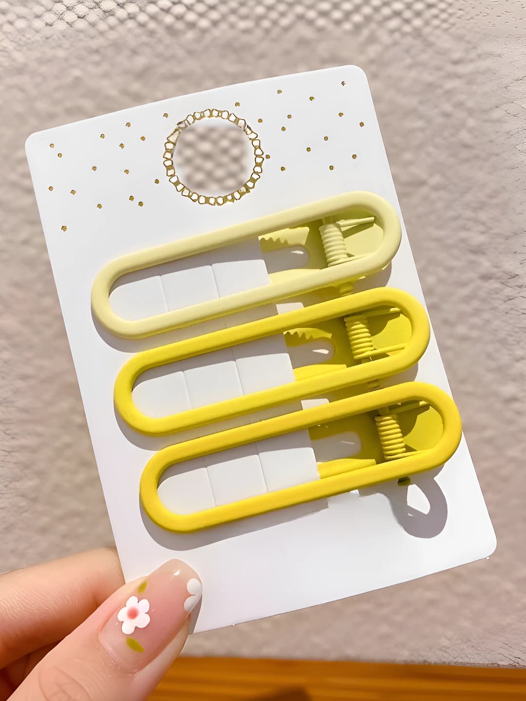 4# Yellow gradient 3 pcs 6cm
