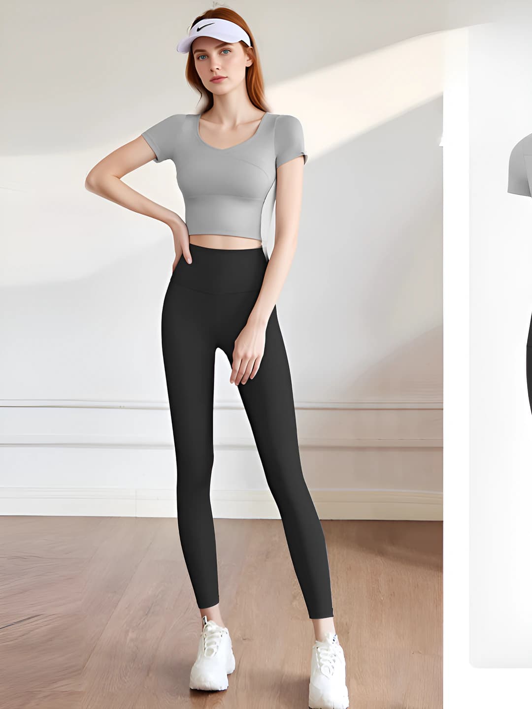 Light grey (short sleeve) + Black (long pants)