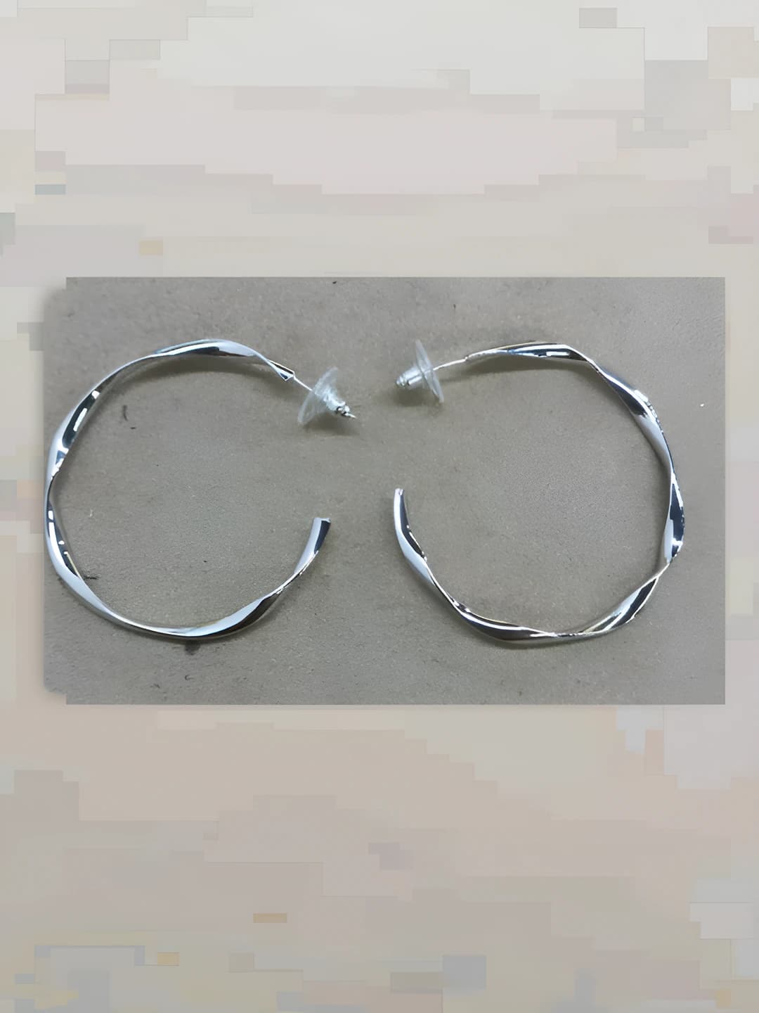 Silver post-Silver 4.5 cm