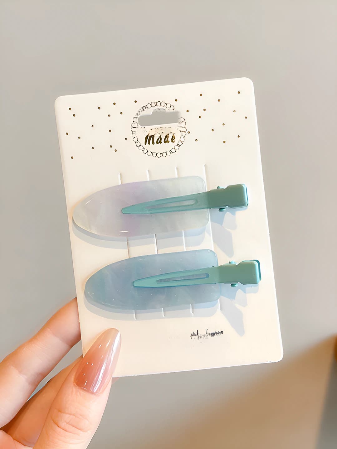 3# Lake green 2 pcs - 6.5 cm