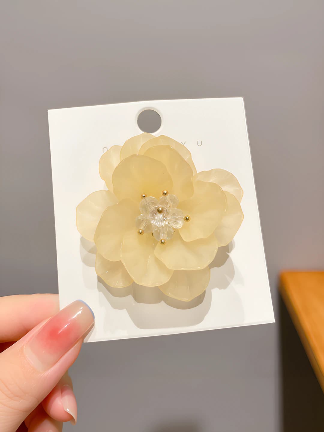 5# жёлтый камелия (ок. 5cm)
