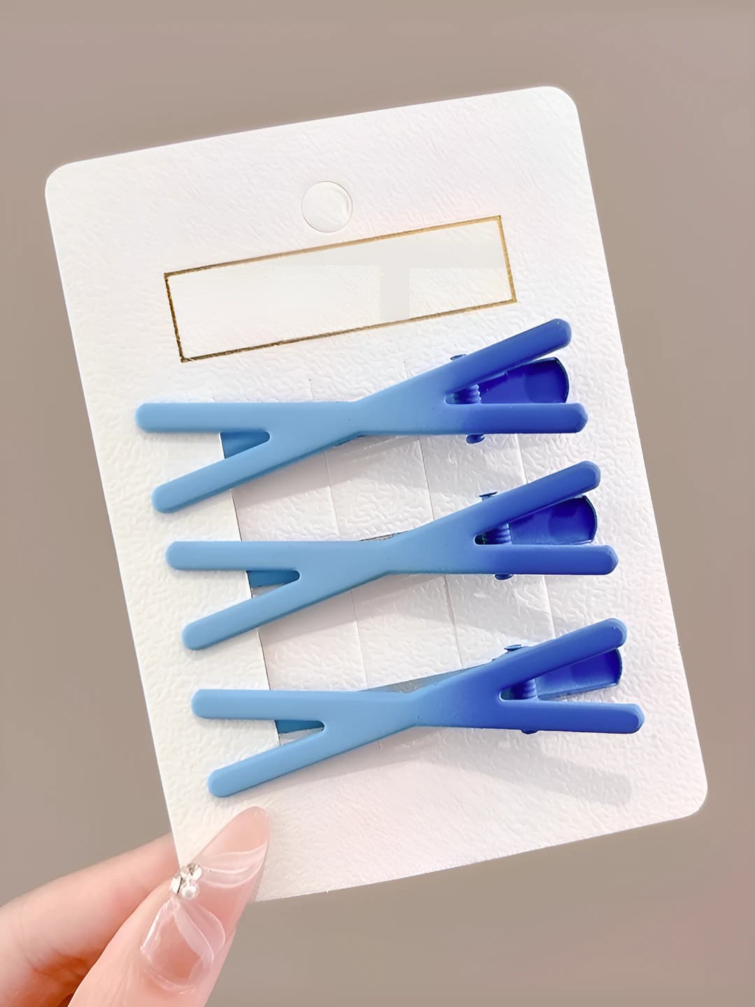 11# Blue gradient, cross, 3-piece set
