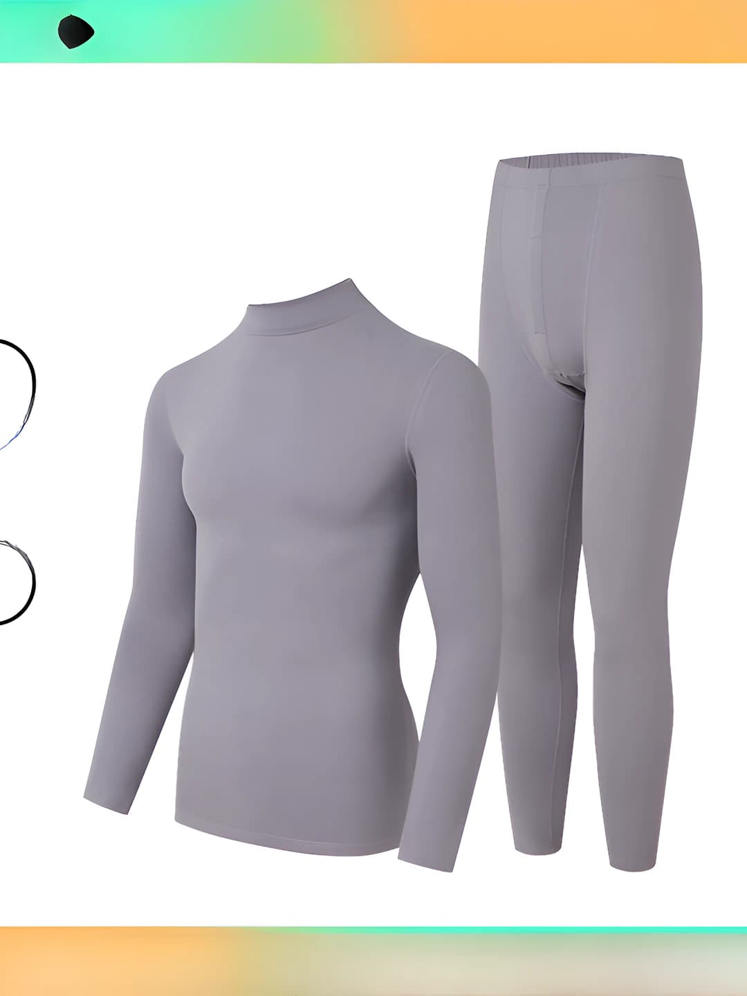 Men's set - Misty blue
