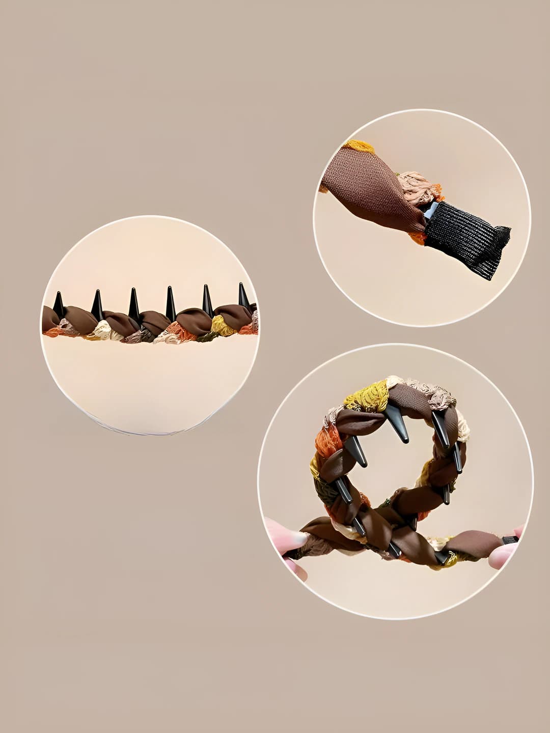 Women's wide headband 2026, non-slip, for face washing, natural style