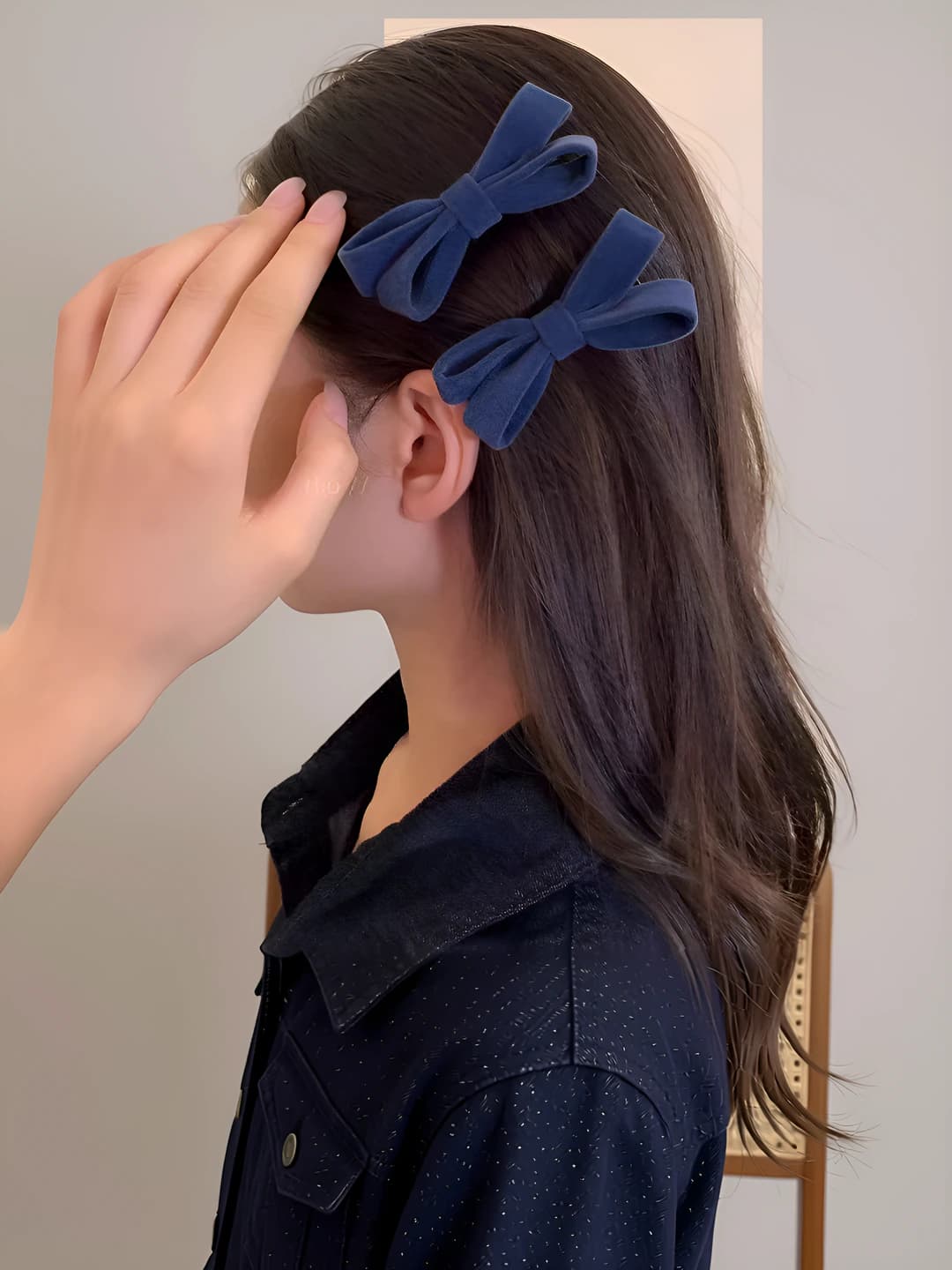Blue Hair Clip