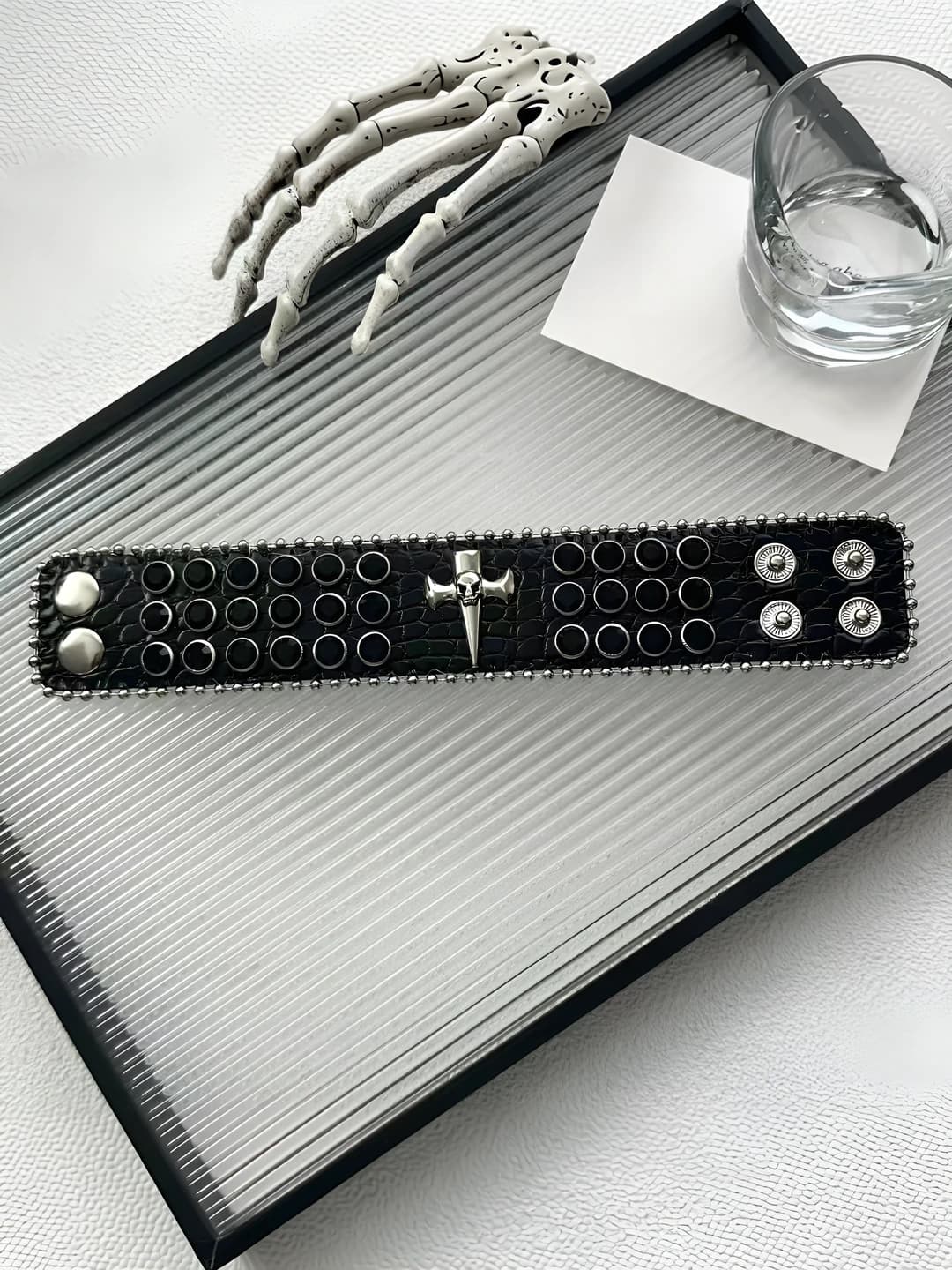 Punk cross bracelet - Variant E