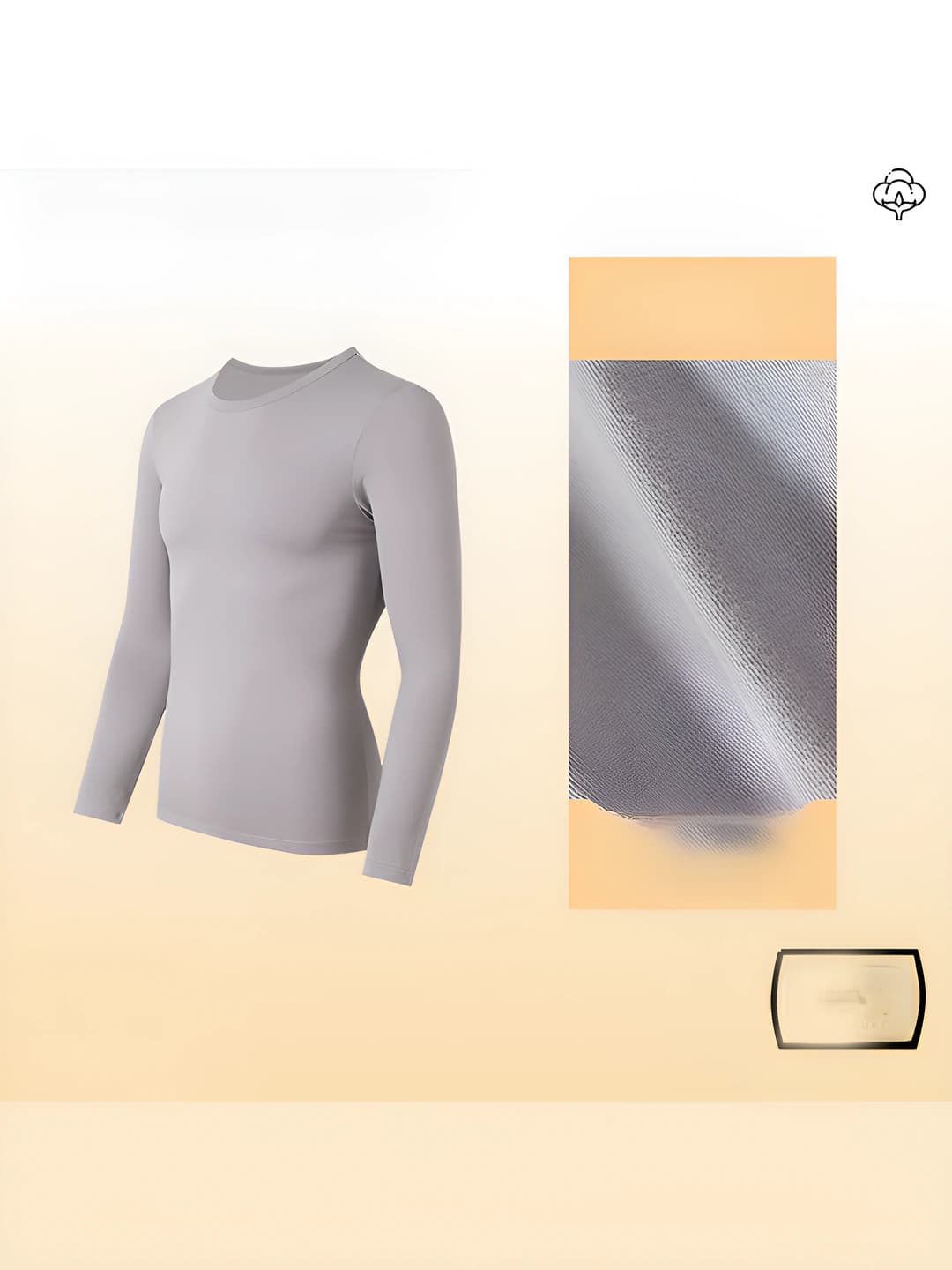 Мужской топ - Light grey