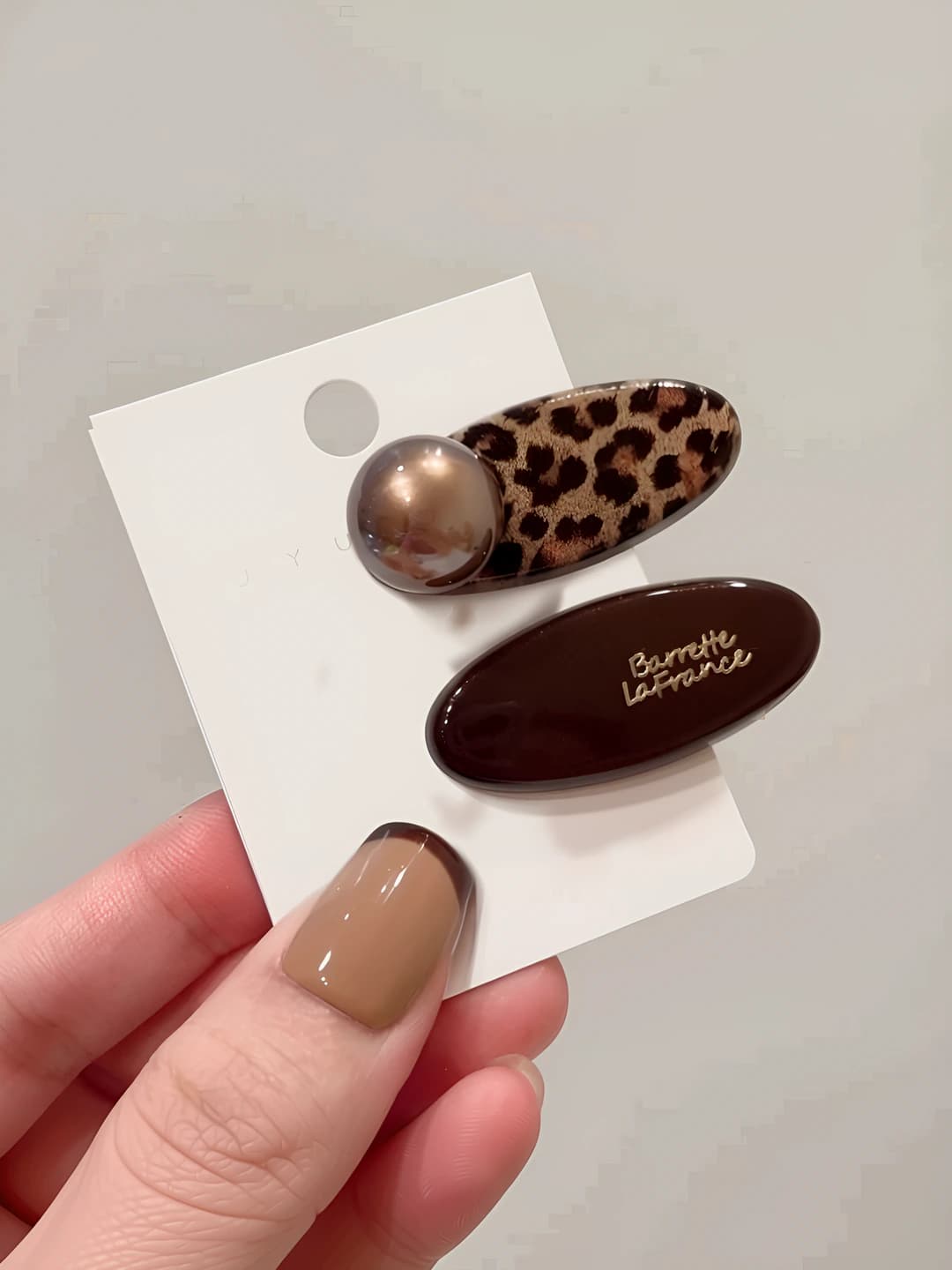 3# Oval clip pair 4cm