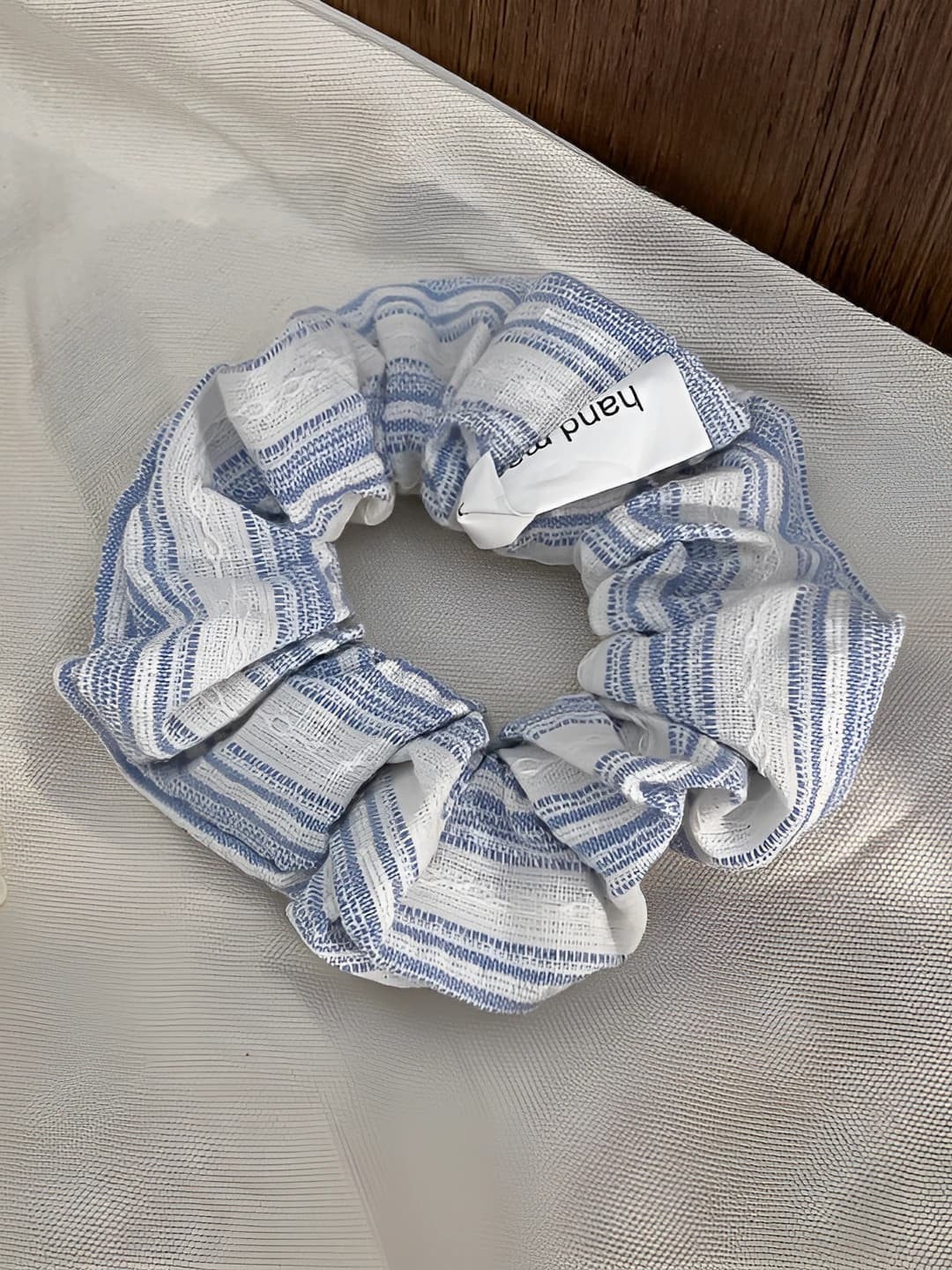5# Sea salt stripes - Blue-white 9 cm