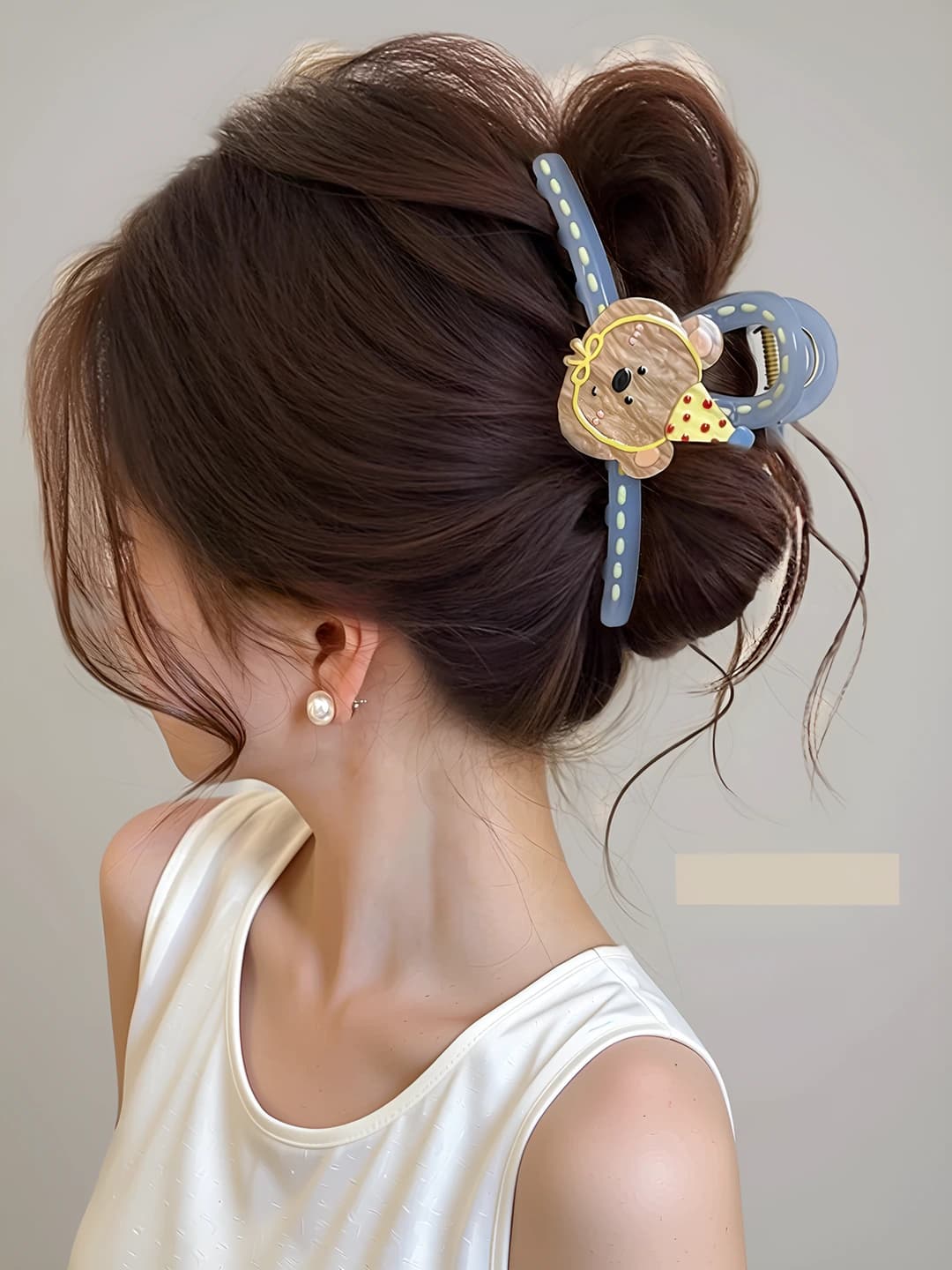 5# Birthday hat bear clip