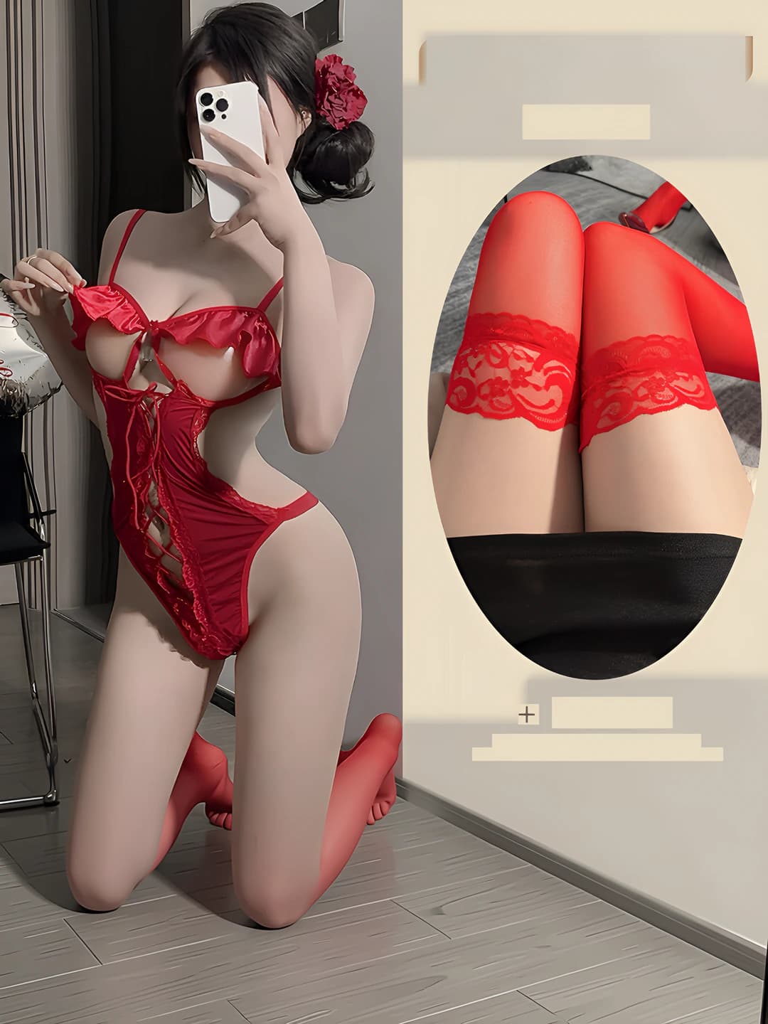 Red + Red stockings