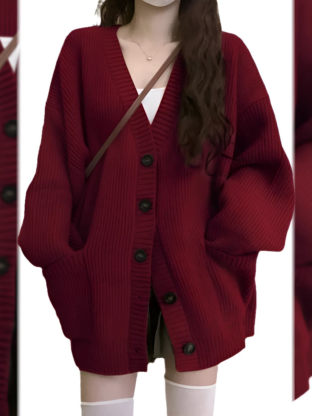 Wine red [5 buttons]