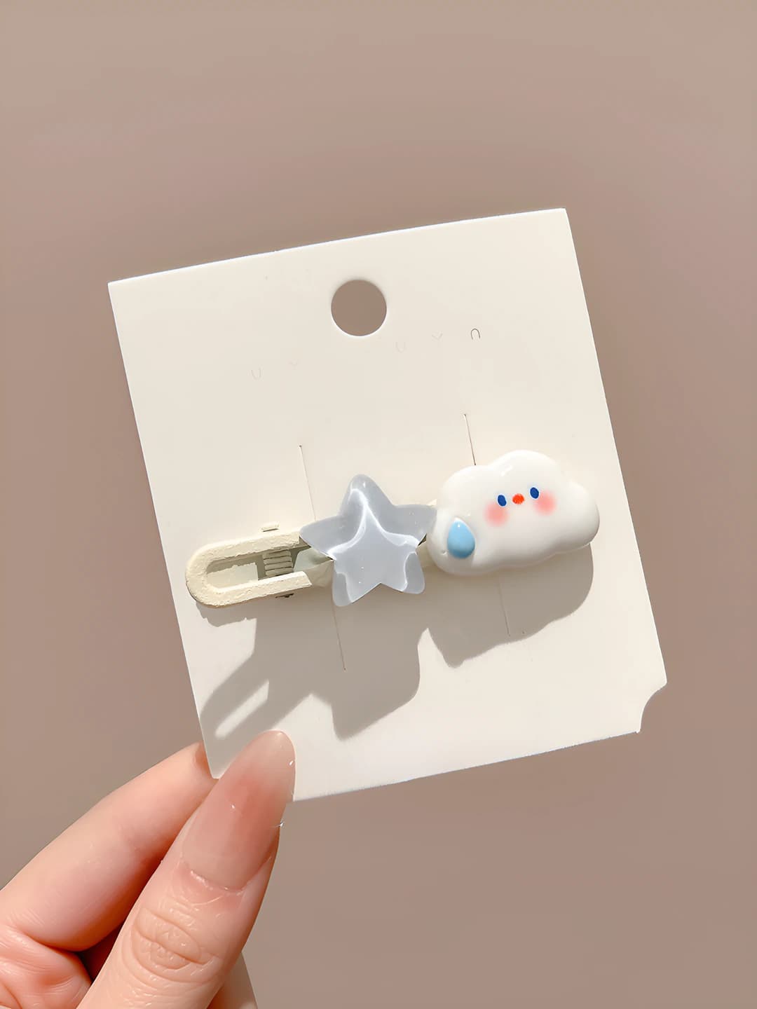 Cloud star, straight clip