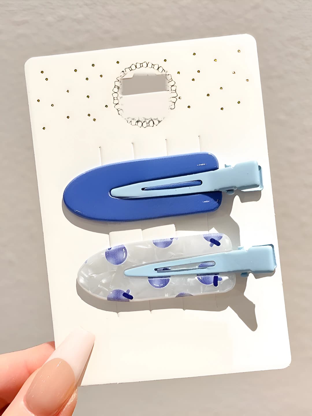 Blue plum, 2 pcs, 6 cm