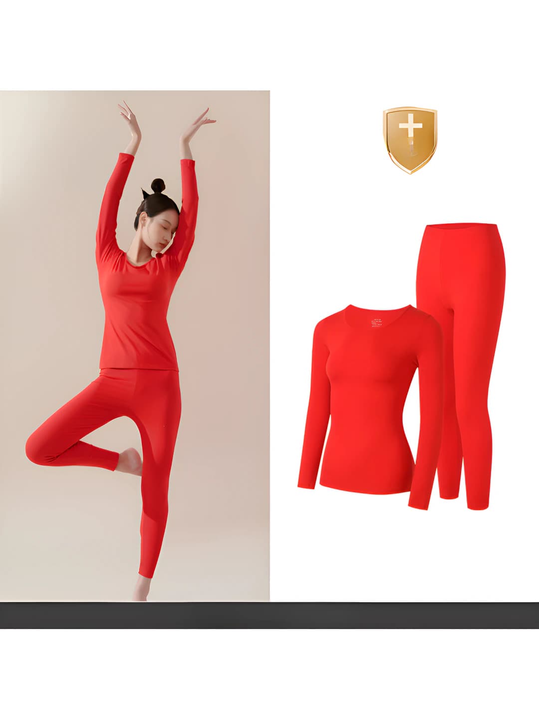 Bright red