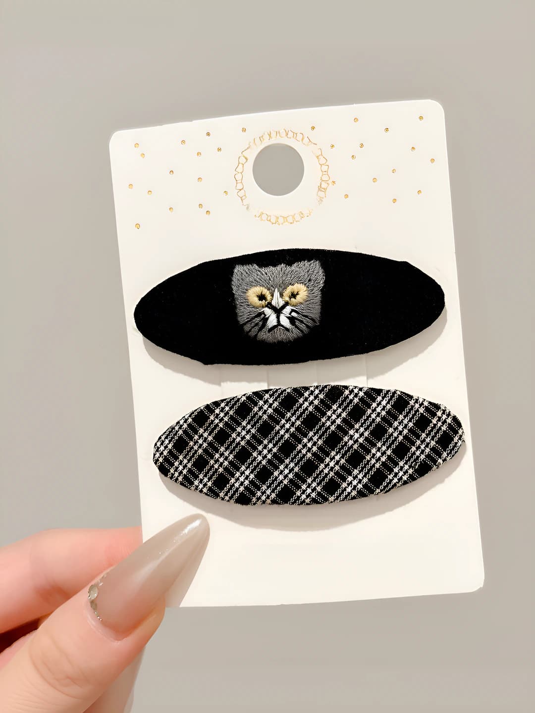 2# Клетчатый кот - 6.5cm