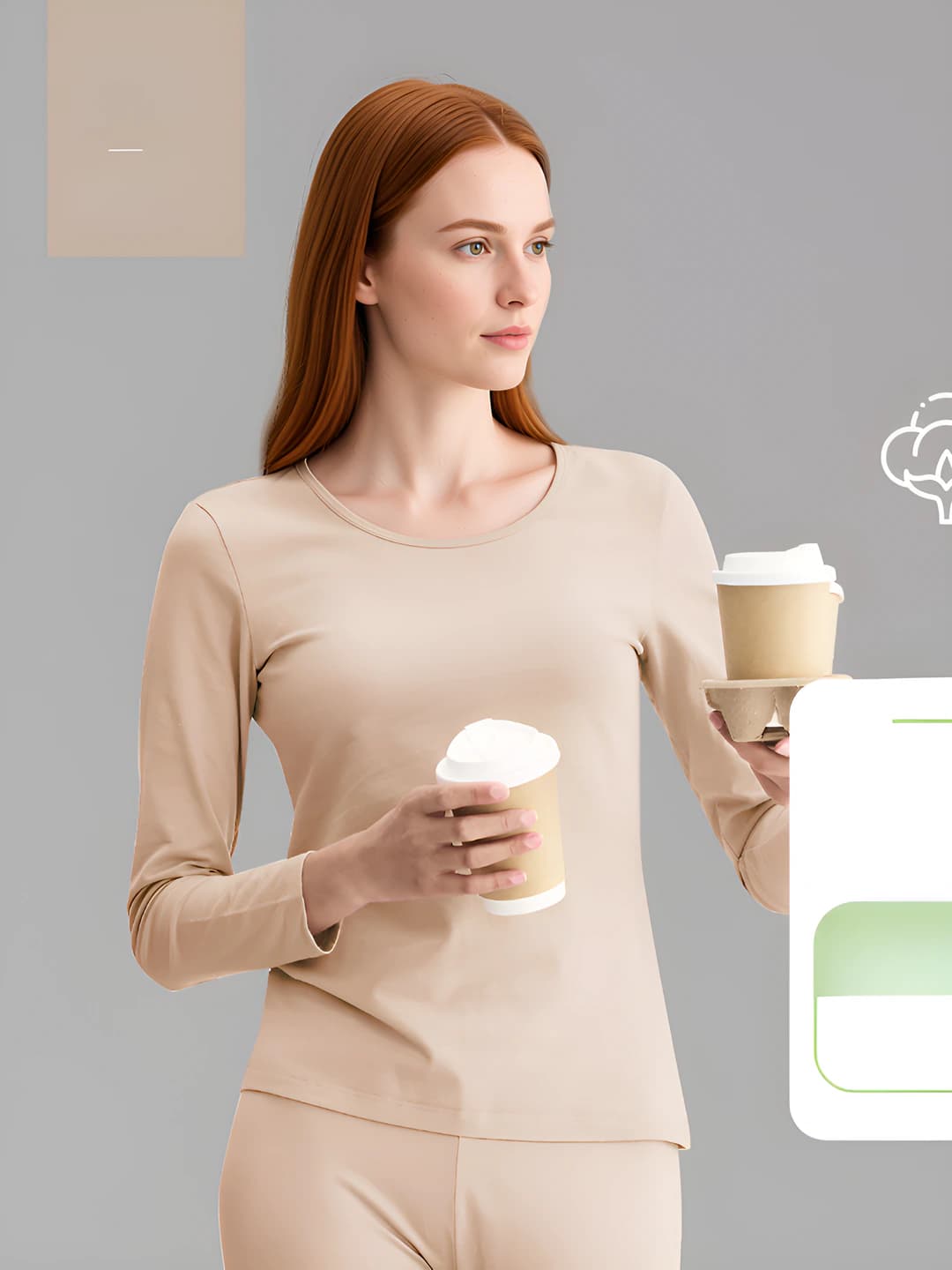 Women's top, nude