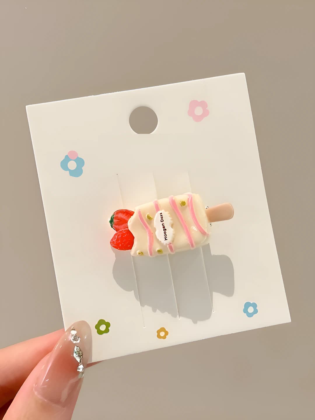1# Muzdchi [Oqsimon] 2cm, muzdchi ~3.2cm