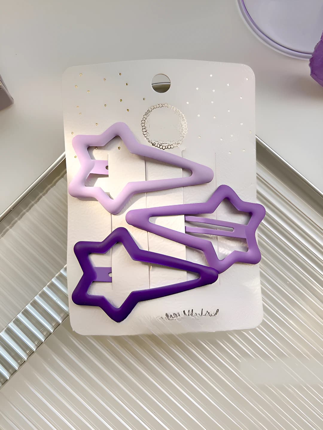 Purple meteor 3 pcs