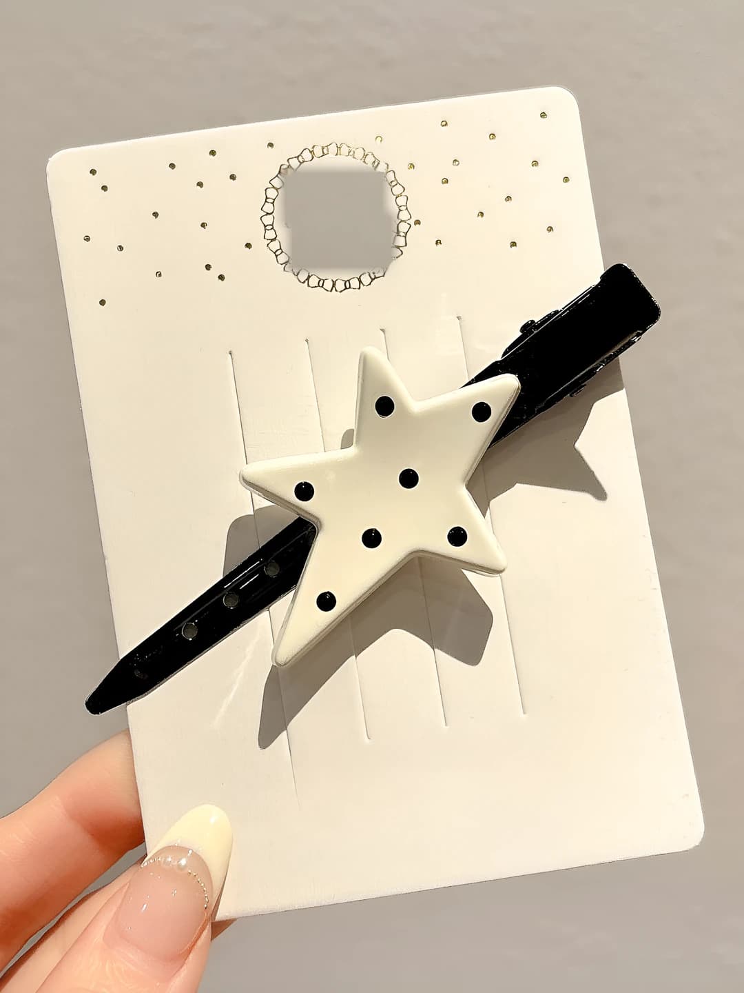 1# White star - 9 cm