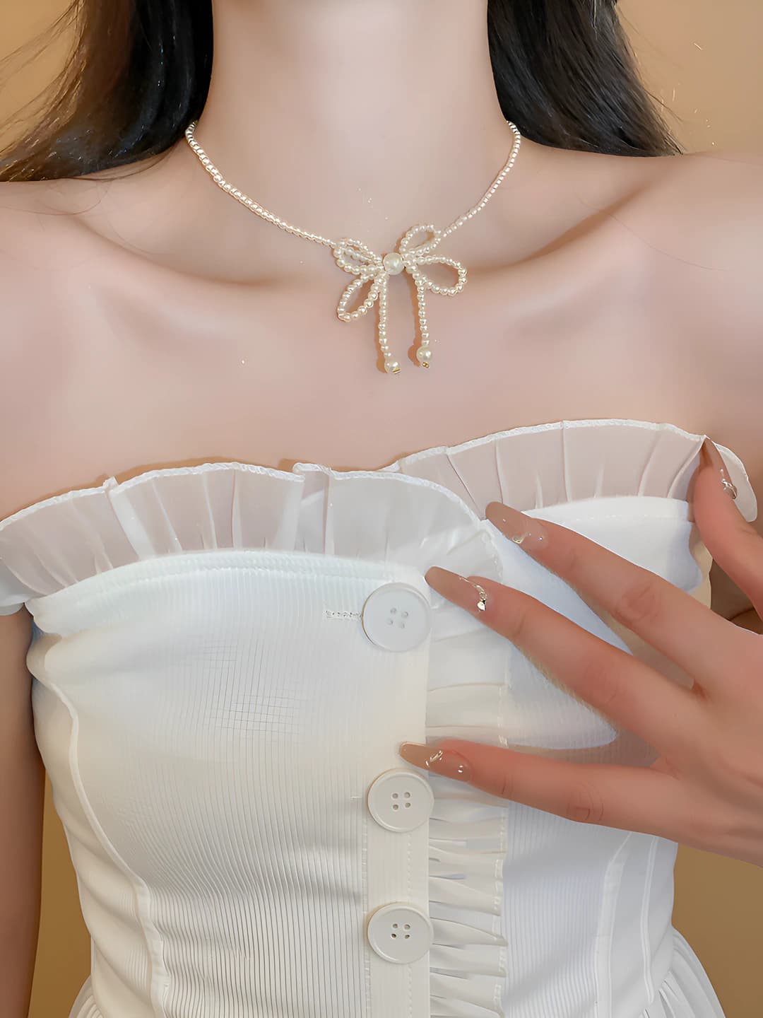6# Ожерелье - Белый