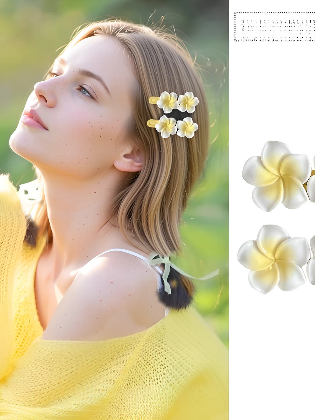 1# plumeria katta yon klipi 2 dona 6cm