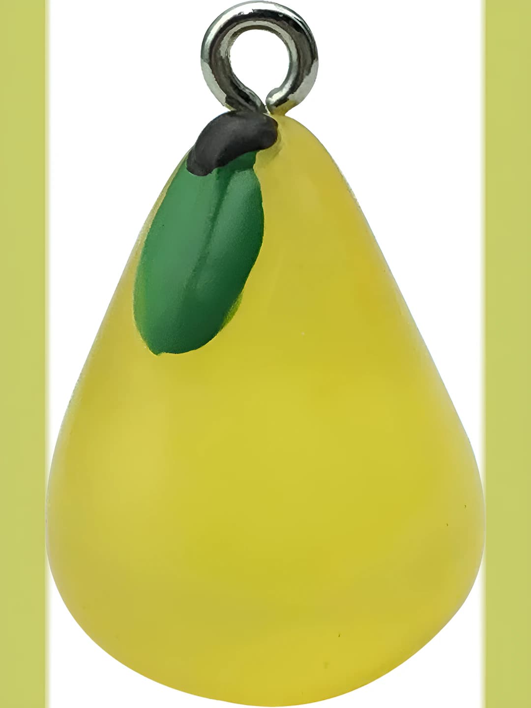 1 pc yellow glowing pear 24x15mm-2.7g-19703